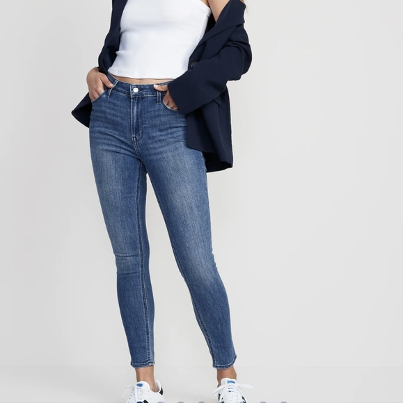 High-Waisted  Super-Skinny Jeans for Women - Picture 2 of 5